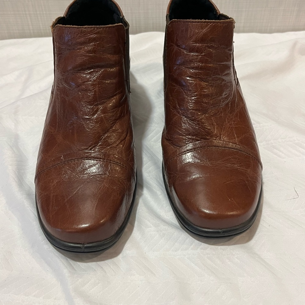 Romika Brown Leather Booties - Picture 2 of 10